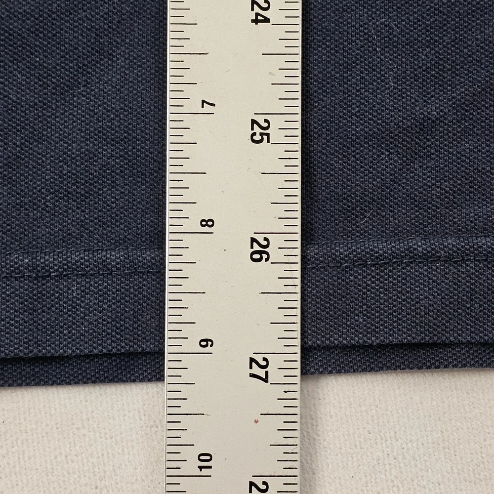 Banana Republic Blue Short Sleeve Performance Pique Polo Shirt Men's M